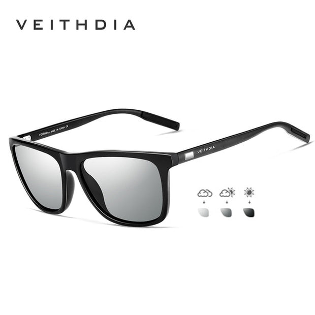 VEITHDIA Brand Unisex Retro Aluminum+TR90 Sunglasses Polarized Lens Vintage Eyewear Accessories Sun Glasses For Men/Women 6108